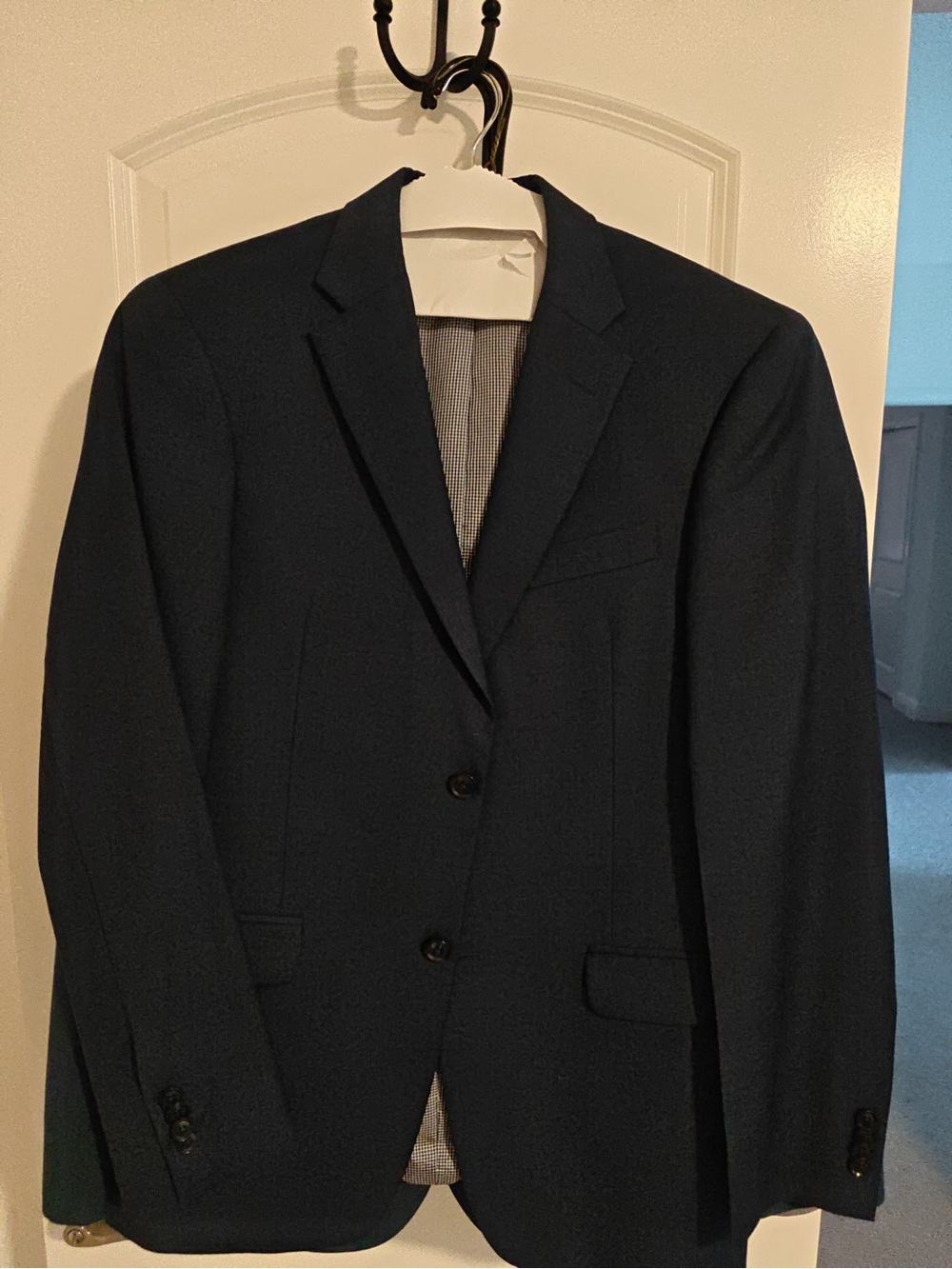 Tommy Hilfiger Dark Navy Two-Button Sport Coat and Pants